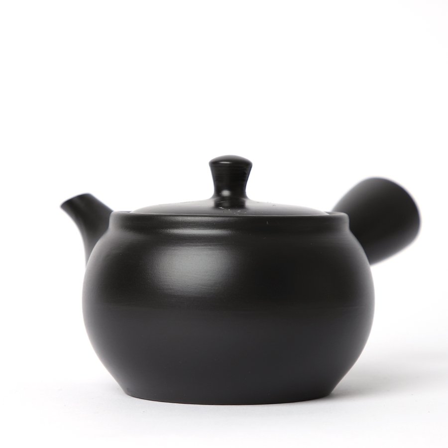 Tokoname Kyusu Schwarz · Japanische Teekanne 360ml