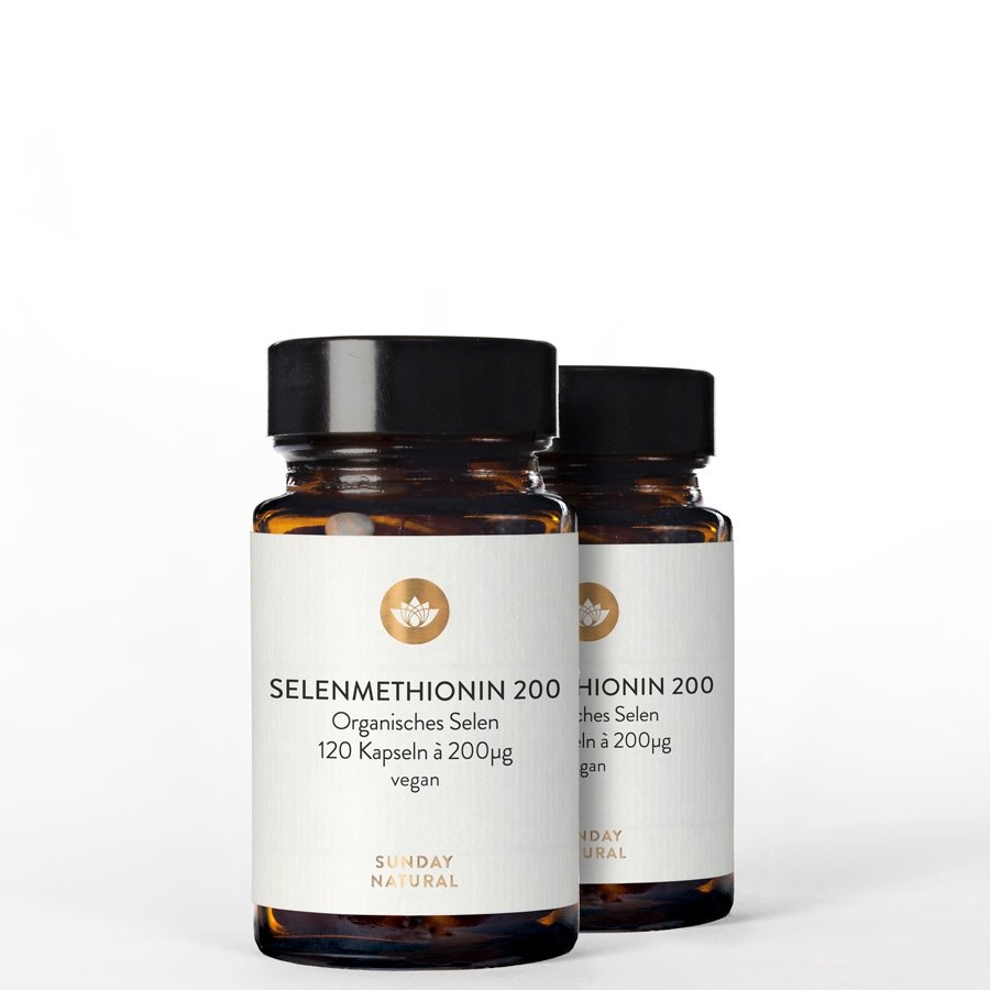 L-Selenmethionin 200µg Kapseln Organisches Selen 2 x 120 Kapseln