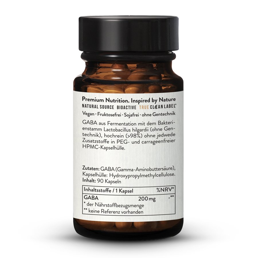 5HTP 50mg + GABA 200mg vegan ohne Zusätze 2x90 Kapseln Sunday Natural