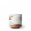 Japanese Clay Teacup Shiro Hake