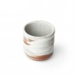 Japanese Clay Teacup Shiro Hake