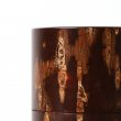 Tea Caddy Japan Polished Cherry Bark with wooden box