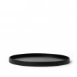 WOODEN JAPANESE TEA TRAY MOKUDE (BLACK), LARGE