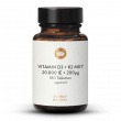 Vitamin D3 + K2 MK7 20.000 IE + 200 µg All-Trans 180 Tabletten