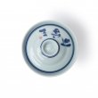 Jingdezhen Kalligraphie Porzellan Gaiwan Fu Lu blau-weiß