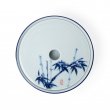 Jingdezhen Kalligraphie Porzellan Hu Cheng Doppelstufig blau-weiß