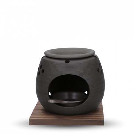 Chakoro Tea Incense Burner Black