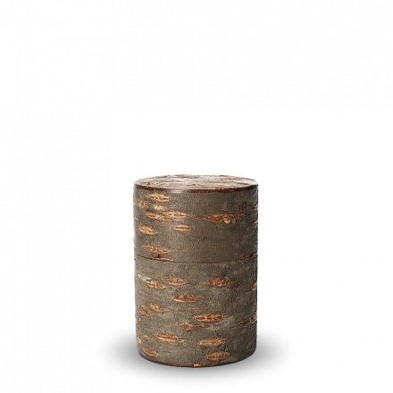 Tea Caddy Japan Natural Cherry Bark Large