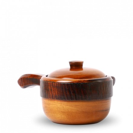 Kyusu Lacquered Wood Tochi Kurinuki
