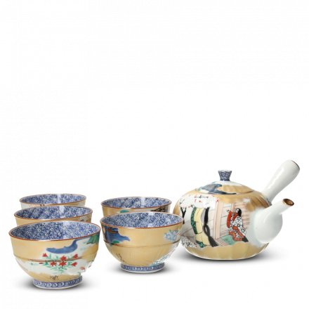 Kiyomizu Kyusu Genji Monogatari Tee Set