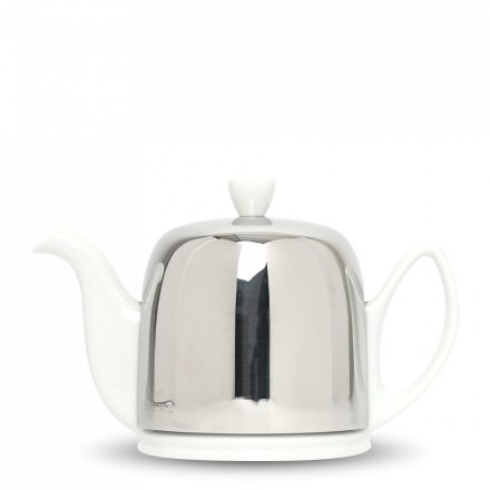 Degrenne Porcelain Teapot Salam White 4 Cups