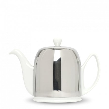 Degrenne Porzellan Teekanne Salam Weiß 6 Tassen