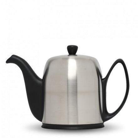 Degrenne Porcelain Teapot Salam Black 8 Cups