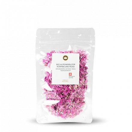 Organic Pink Cornflower Alpine Herbs