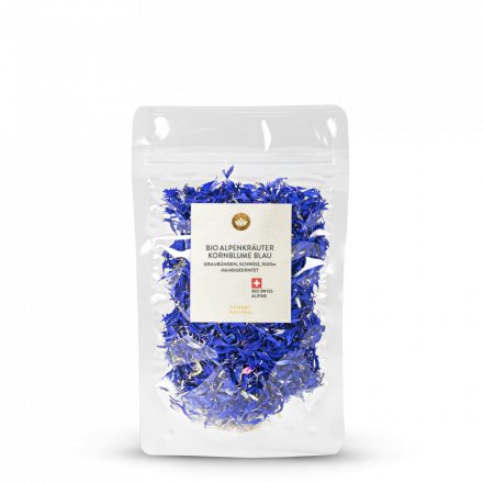 Organic Blue Cornflowers Alpine Herbs