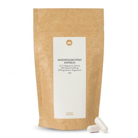 Citrate de magnésium en gélules