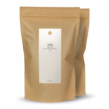 Chaga Pilz Pulver Set Wildsammlung