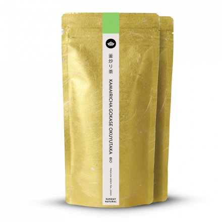 Organic Kamairicha Gokase Okuyutaka + Zairai