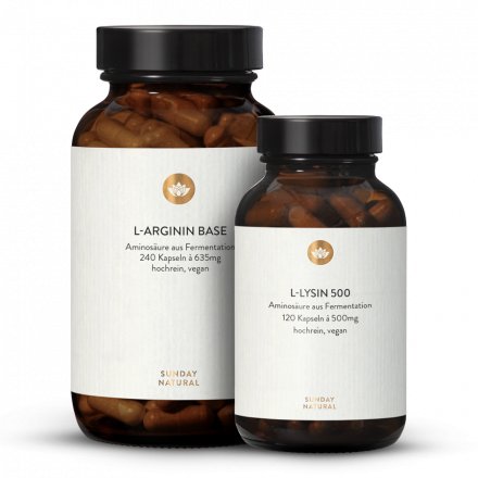 Lysin + Arginin Set Aus Fermentation, Vegan