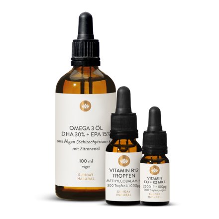 D3 + K2 + B12 + Omega 3 Set