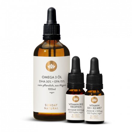 D3 + K2 + B12 + Omega 3 Set