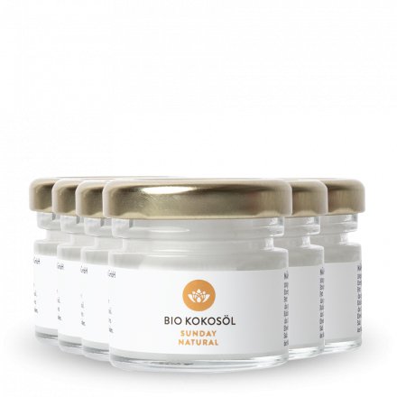 Bio Kokosöl 26ml Set Premium Virgin