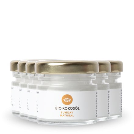 Bio Kokosöl 26ml Set Premium Virgin
