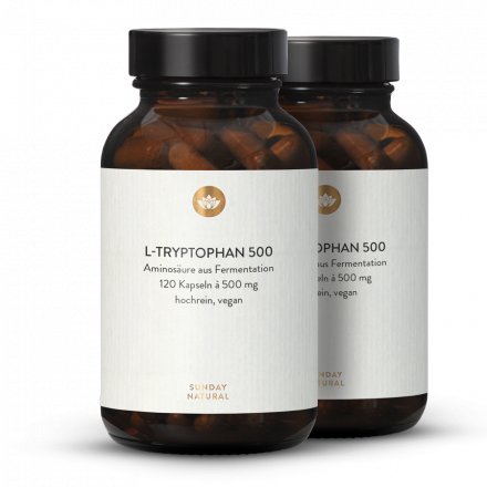 L-Tryptophan 500 Kapseln Aus Fermentation, Vegan