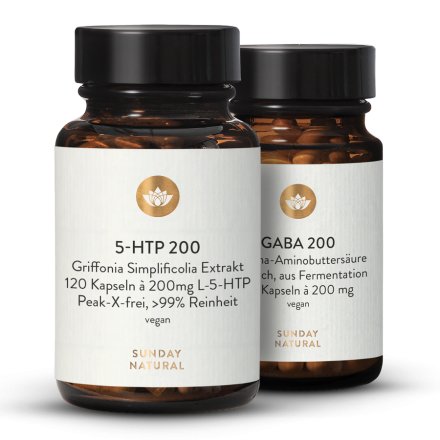 5-HTP 200 + GABA 200 Set