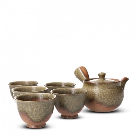 Kyusu Tokoname Isshin Irabo Set