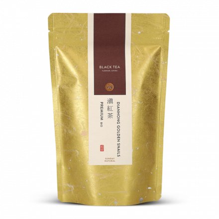 Dianhong  Organic Golden Snails  Black Tea China
