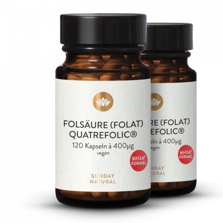 Folate (Folic Acid) Quatrefolic® 400µg