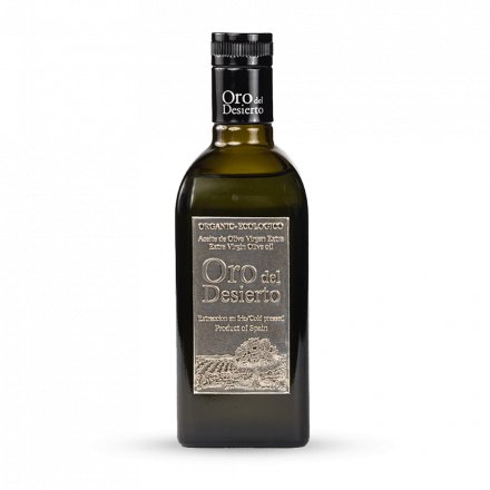 Huile d'olive d'Espagne Extra-vierge bio ORO DEL DESIERTO COUPAGE