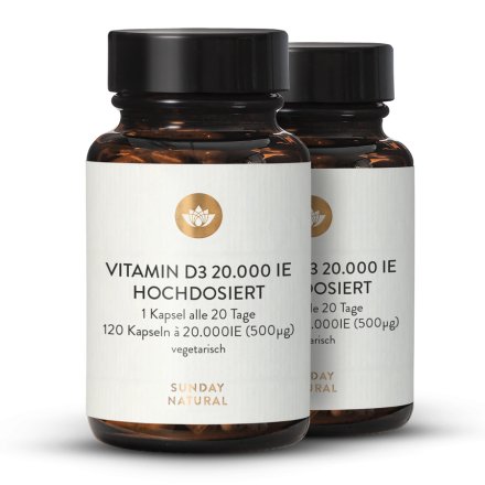 Vitamin D3 20.000 IE Hochdosiert