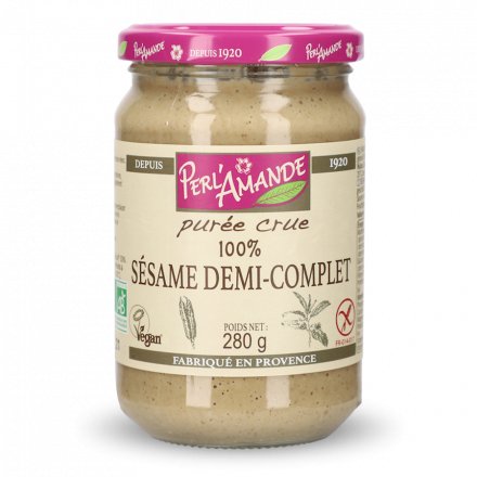 Organic Tahini Sesame Butter Perl'Amande Mixed, Raw