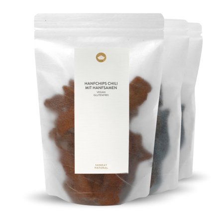1X Hanfchips Chili 2X Hanfchips Natur
