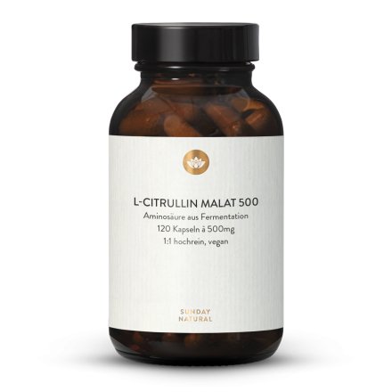 L-Citrullin Malat 500 Kapseln Aus Fermentation, Vegan