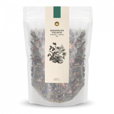 Organic Alkaline Tea Alpine Herbs Edelweiss - Strong