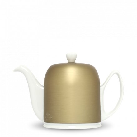 Degrenne Porzellan Teekanne Salam Bronze 6 Tassen