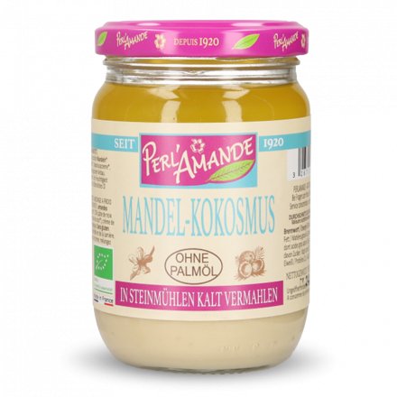 Organic Almond Coconut Butter Perl'Amande Raw