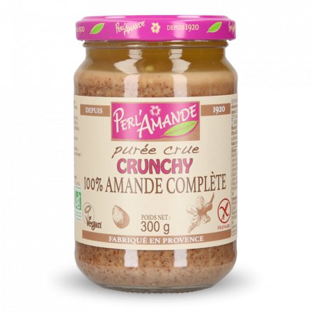 Organic Crunchy Almond Butter Perl'Amande Raw