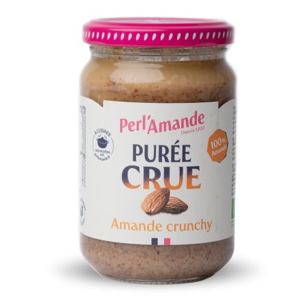 Organic Crunchy Almond Butter Perl'Amande Raw