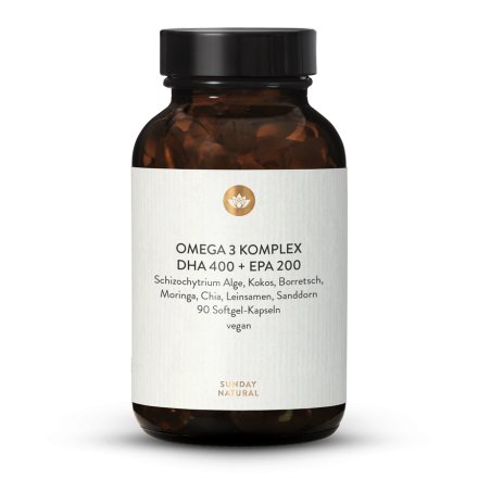 Complexe oméga-3 DHA + EPA vegan
