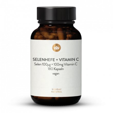Selenium Yeast  100mcg + Vitamin C