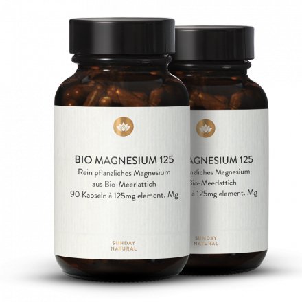 Organic Magnesium 125  Capsules