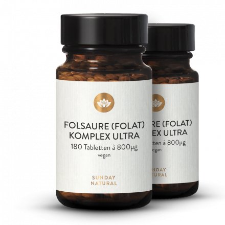 Folate (Folic Acid) Complex Ultra 800µg 
