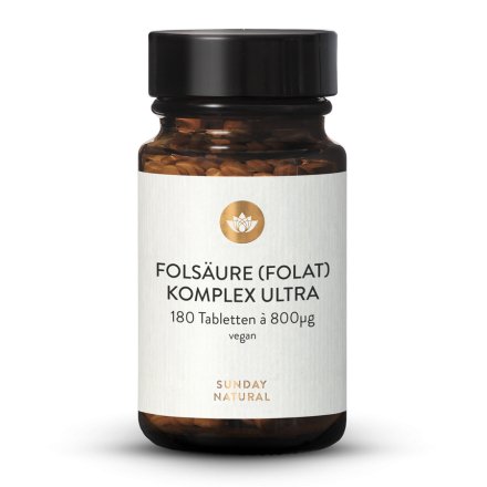 Folsäure (Folat) Komplex Ultra 800