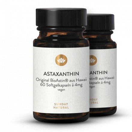 BioAstin®️ Astaxanthin aus Mikroalge | Sunday Natural