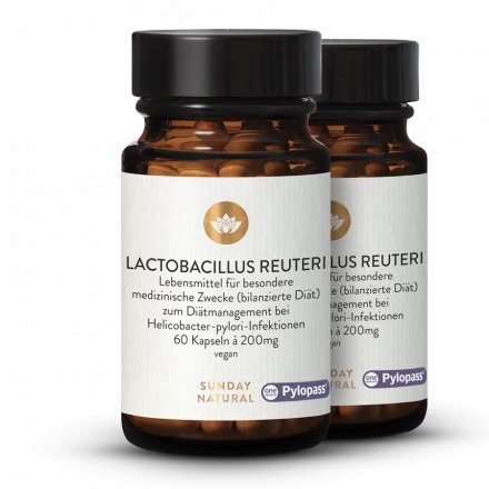 Lactobacillus Reuteri Pylopass® + B12 MH3A-D® Capsules