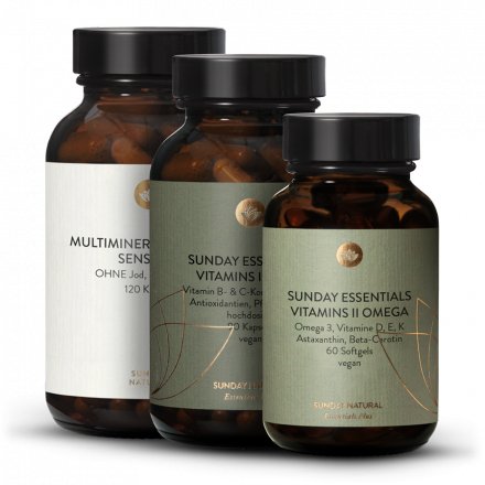 HPU Forte Set Multiminerals + Vit I Forte + Vit II Omega
